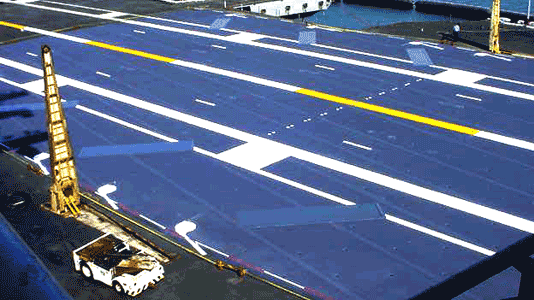 USS Nimitz Flight Deck